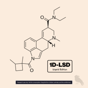 1D-LSD Molecule Structure – Liquid Droppers 100mcg