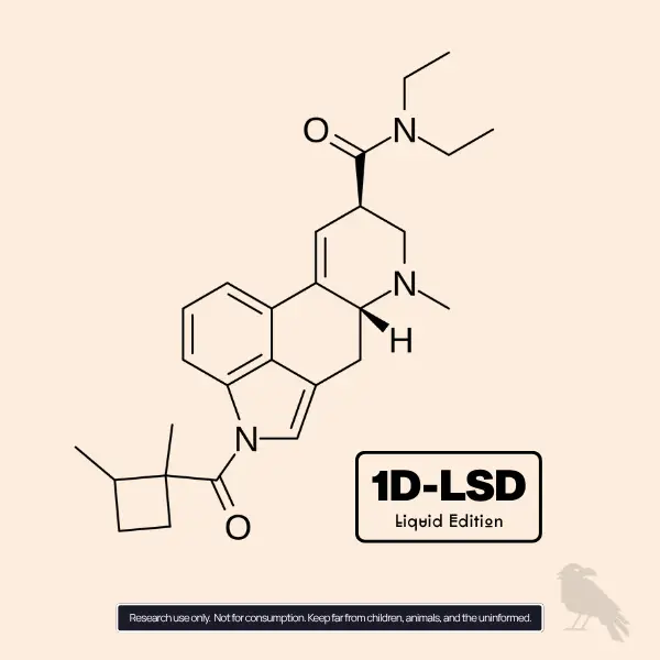 1D-LSD Molecule Structure – Liquid Droppers 100mcg