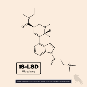 1S-LSD molecule runic map for micro pellets format
