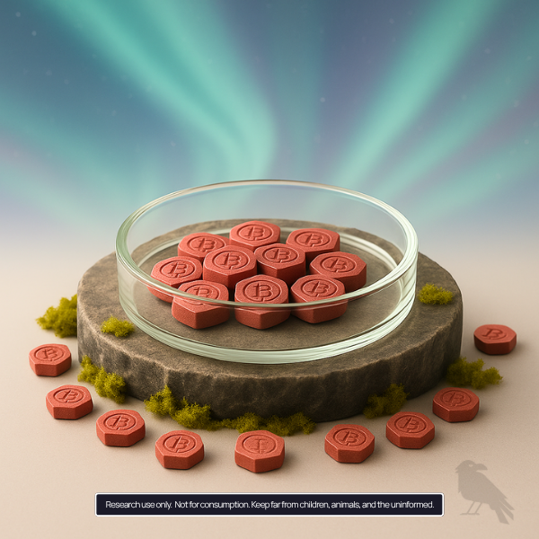 2-fdck-pellets-100mcg-hero-aurora-valhalla 2-FDCK Pellets 100mcg – EU-distributed pressed pellet research format