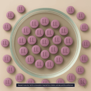 4-AcO-MET Pellets top view EU-forged 20mg pre-measured tryptamine