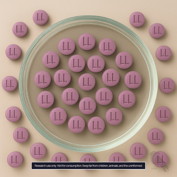 4-aco-met-pellets-20mg-topview-eu-simplicity 4-AcO-MET Pellets top view EU-forged 20mg pre-measured tryptamine