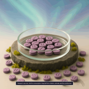 4-AcO-MET Pellets 20mg under aurora light psilocin-inspired tryptamine form