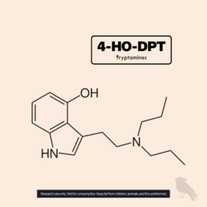 4-HO-DPT molecular structure hydroxy DPT analogue within the psilocin lineage