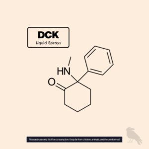 DCK Molecule, liquid arylcyclohexylamine Deschloroketamine structure