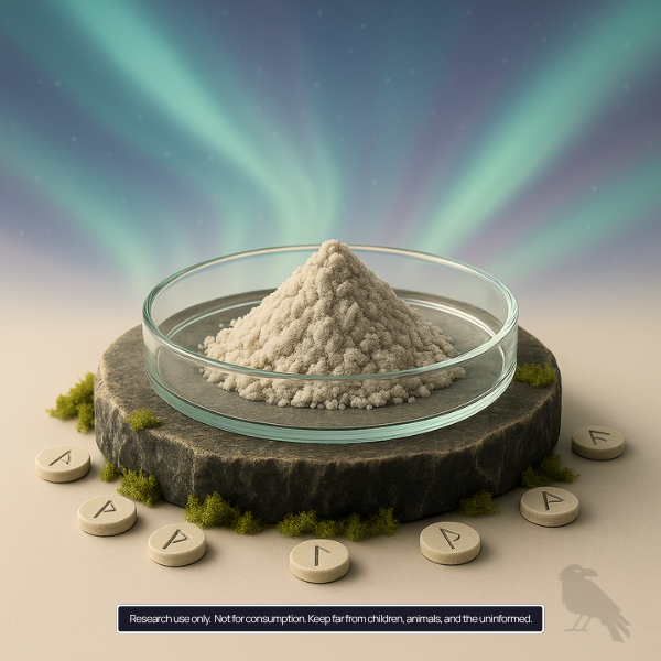 hxe-powder-rare-dissociative-compound-europe HXE Powder under northern lights, a rare dissociative compound EU